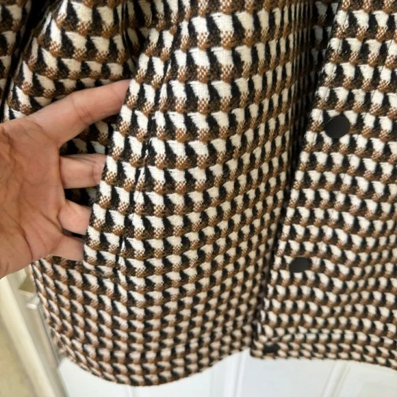 FOREVER 21. NWT. Men’s Geo Print Snap-Button Trucker Jacket. Size XL. Po… - Picture 10 of 13